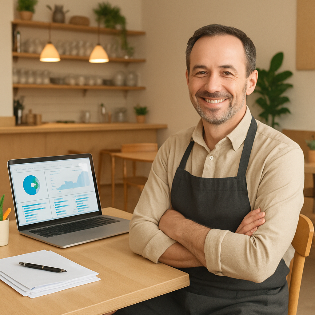 Organized restaurant dashboard